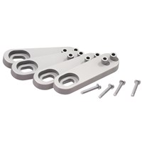 2 rail supports including screws